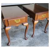 Queen Ann Hardin end stands 16x24x23