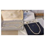 2 Pearl? necklaces