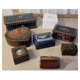 Box of little boxes & tiny purse