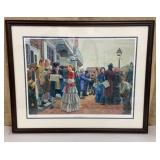 Signed & numbered framed print The First