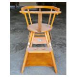 Stroller combination high chair