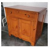 Pine washstand 30x17x28