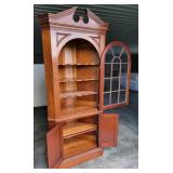 QUALITY "Biggs furniture co." corner cabinet 37x87