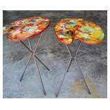 Artist palette endstands 33in high