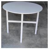 White round table 36x30