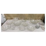 Black crate of clear glass