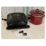 George Foreman grill, Crock-Pot slow cooker
