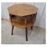 Octagon end stand 20"24"t