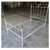 Antique Brass and iron bed full size