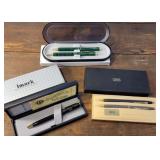 3 pen sets - Lockheed, IBM