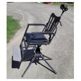 Adjustable cast aluminum medical chair