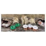 Box of shells & coastal related craft ribbon