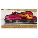 Mini violin w/ bow & case