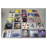 25 records - Van Halen, Billy Joel, the police,