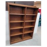 Oak bookshelf 43"10"58"