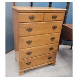 2 over 4 highboy dresser 32"19"45"