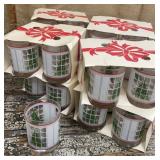 2 big boxes of Christmas glassware