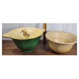 Italy bowl & studio pottery bowl - both have