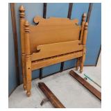 Rope bed with custom box spring