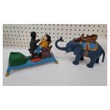 2 cast iron mechanical banks -. Dentist and