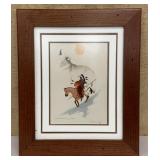 Artist signed & numbered print - Native American