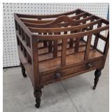Canterbury Magazine Rack 1 drawer