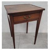 Early Hepplewhite 1 drawer stand