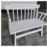 White deacons bench 41"18x34"