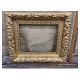 Pretty ornate gold frame 13"x15"