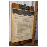 Reynolds Bros Scranton clipboard - Penn State