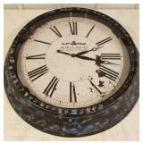 Lg metal clock, advertising More