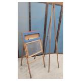 Chalkboard & easel - need work