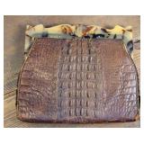 Alligator purse with beautiful clasp