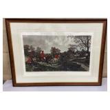 Framed engraving(?) The Death