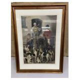 Framed Edwin Douglas print Mine Host