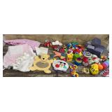 Baby toys & blankets - clean