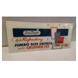 Plastic soda shoppe sign 30"13"