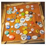 Pin back buttons