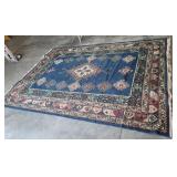 Room size oriental Carpet - Blue 94"137"