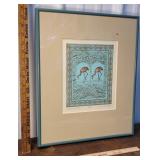 Sara Amatniek numbered and signed print - wading