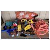 Air hose, trimmers, lightning, spark plugs, etc