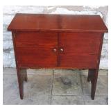 Antique Oak 2 Door Cabinet Stand 27" wide 25 3/4"