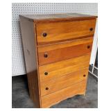 Pine highboy dresser 30"16"45"