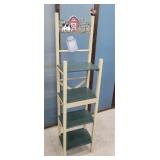 Painted display shelf 14"10"55"