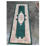 Oriental runner 24"72" - greens