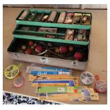 Tackle box with contents