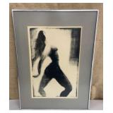 Artist signed & numbered etching(?) - female form