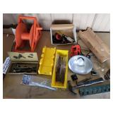 Lighting, hardware, tools