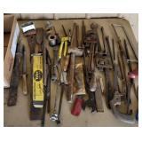 Tools - saw, pipe wrenches, etc