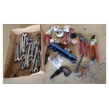 Tools, wrenches, hole saws, etc